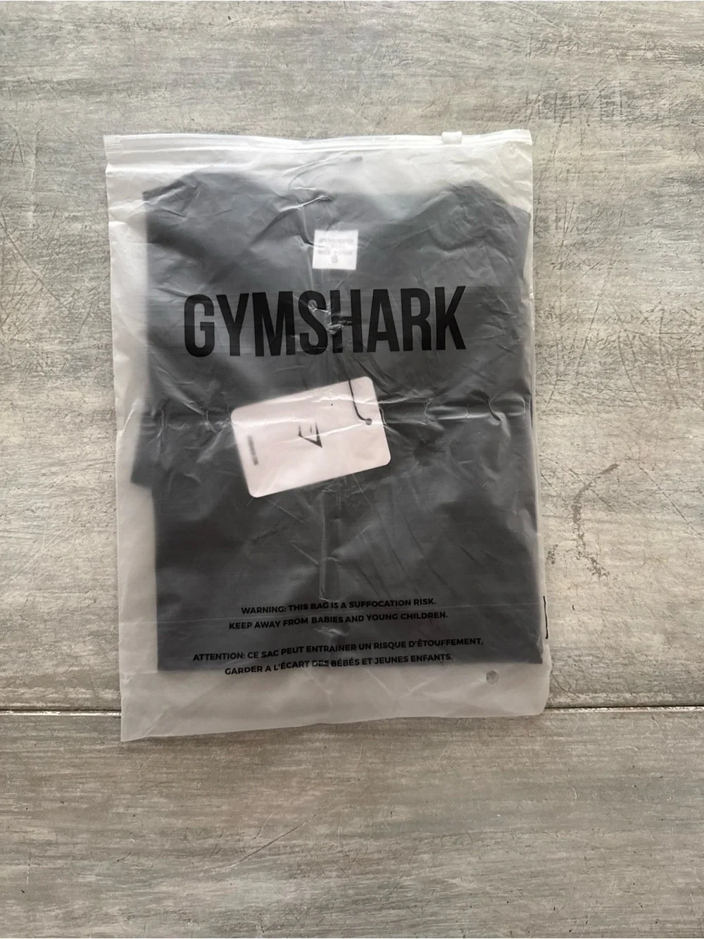 Gymshark Black Compression Tee with Logo